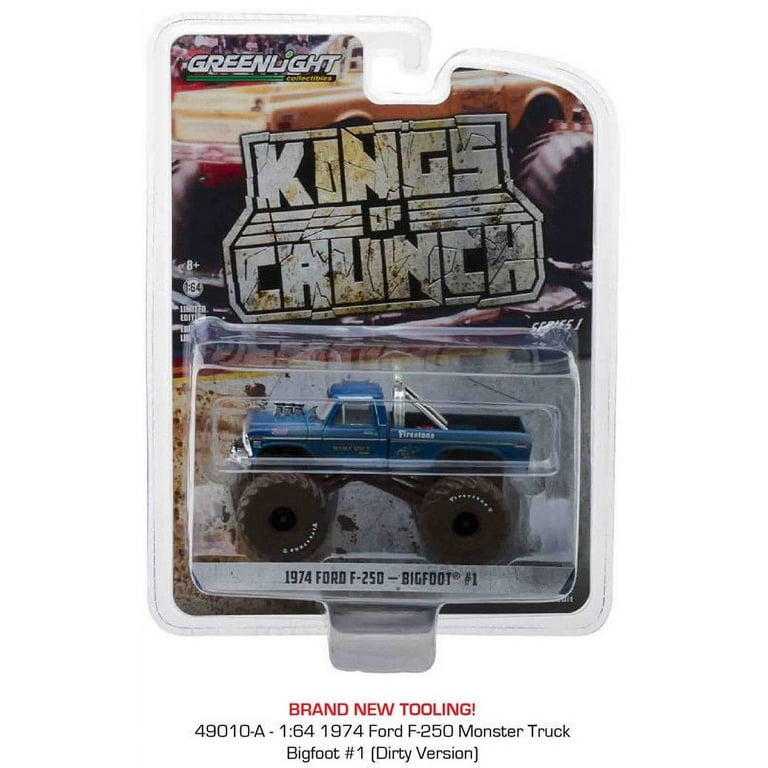 Greenlight 1:64 Kings of Crunch Series 1 - 1974 Ford F-250 Bigfoot