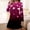 Black, variant on Sakmal Soft Mumu Nightgownss for Women Valentines Love Long Sleeve Sleepwear Heart Print Knee Length Nightgowns for Women L