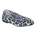 thumbnail image 1 of Skechers Womens Cleo Claw-Some Knit Printed Flats B/W 6 Medium (B,M), 1 of 6