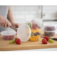 thumbnail image 2 of Perfect Settings Plastic Deli Containers with Lids 32 oz, 16 oz, 8 oz - 44 Count, 2 of 9