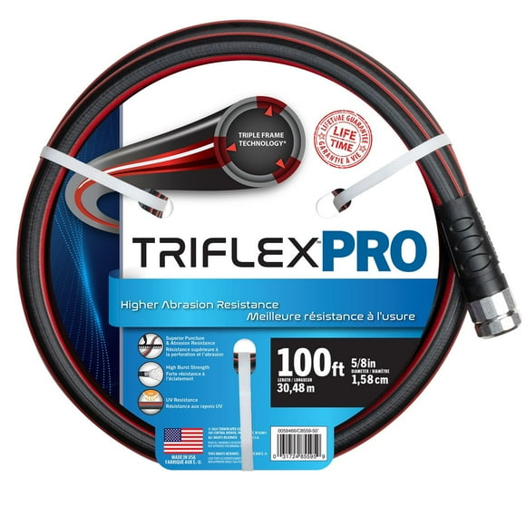 Teknor Apex Triflex Pro Kink-Resistant 100' Garden Hose (5/8 in. Diameter)