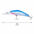 thumbnail image 3 of Bisitoy 2Pcs Floating Fishing Lures Set with Weedless Hook for Topwater Snakehead, 3 of 4