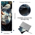 thumbnail image 4 of Rhinoceros Yoga Mat Towel with Storage Bag, 72.8"x26.8", Ideal for Yoga, Pilates, Fitness - Yoga Blankets,Gym Towel, 4 of 6