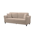 thumbnail image 6 of BSHTI 81.5 inch European Style Modern Sofa Couch,Minimalism Couches Sofa for Livingroom(Light Brown), 6 of 17
