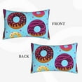 thumbnail image 4 of Fotbe Donuts Pillow Cases - Envelope Closure - Luxury, Extra Soft, Cooling Pillow Covers - Wrinkle, Fade, Stain Resistant-14"x20", 4 of 9