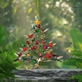 thumbnail image 6 of Hummingbird Christmas Tree Decorations,Christmas Tree Shaped Hummingbird Ornament,Colorful Stack Hummingbird Sun Catcher Christmas Tree Shape,Winter Bird Stacking Tree Xmas Decor for Birds Lover, 6 of 9