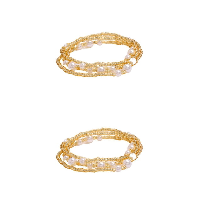 Qarigey Cadena de cintura de cuentas para vestir en la playa al aire libre, cadenas para el vientre, regalo de joyería Type4 NO4