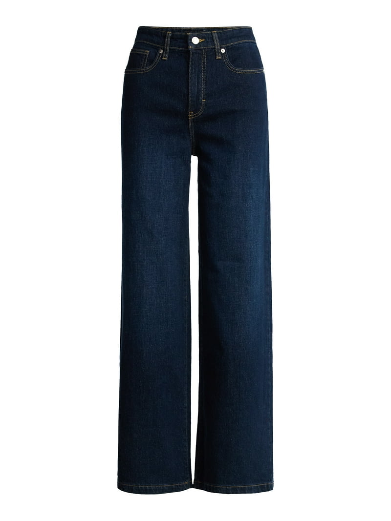 Ladies Jeans Long Tall Sally Wide Leg Jeans KOGNEW Wide Leg Fit