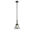 thumbnail image 4 of Innovations Lighting 206 Large Cone Large Cone 8" Wide Adjustable Mini Pendant - Bronze, 4 of 7