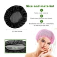 thumbnail image 2 of Topboutique Mesh Sleep Bonnet,4 Pcs Curly Hair Nets Sleep Caps,Unisex Elastic Cooking Hat,Durable Bouffant Hair Nets,Curly Hair Nets Sleep Caps for Sleeping Night and Food Service,Mixed Color, 2 of 8