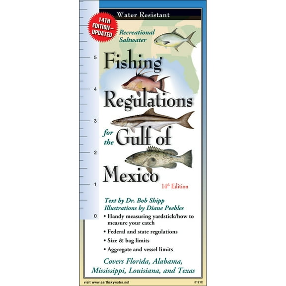 Fishing Regulations for the Gulf of Mexico (14th Ed.), (Hardcover)