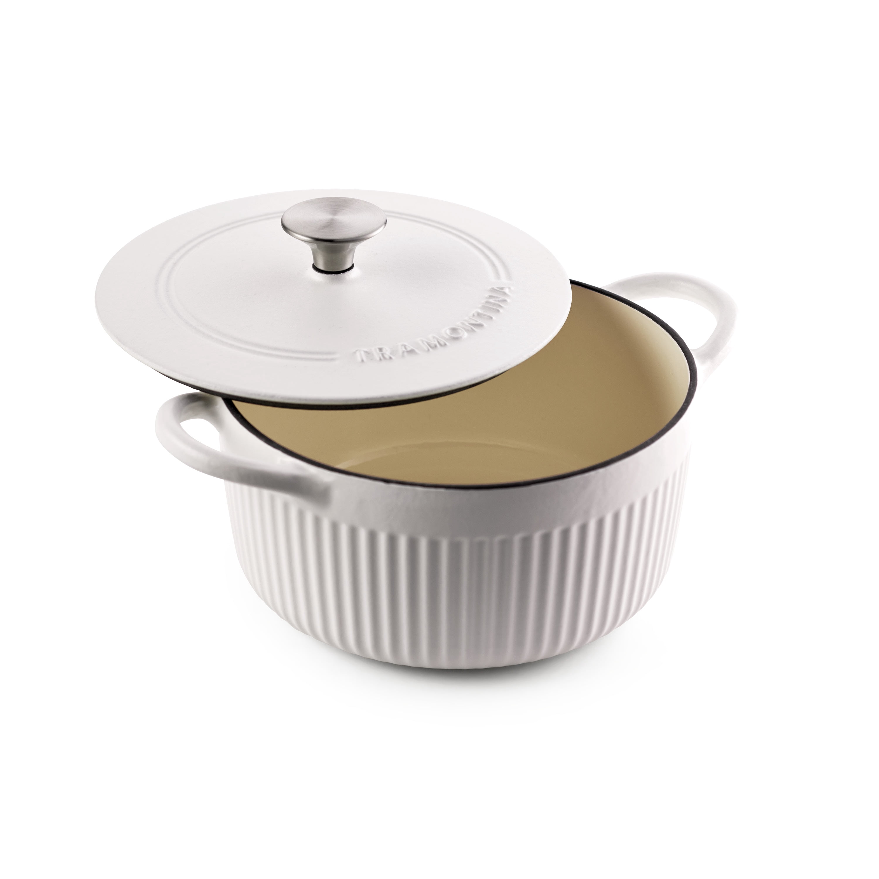 Tramontina Mesa 3.5 Qt Enameled Cast Iron Dutch Oven White