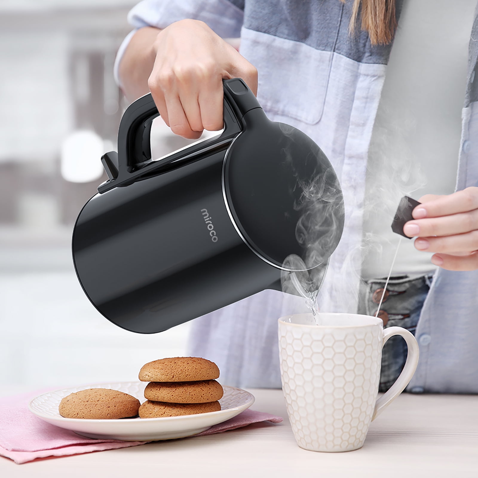 Miroco Electric Kettle, 1.5L Electric Kettle for Coffee Tea