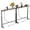 Rustic Brown 78inch, variant on 2 Pack Adjustable Height Narrow Console Table with Power Outlets, 78.7" Long Sofa Table with Charging Station Behind Couch Table Entryway Table for Living Room and Hallway – Rustic Brown