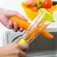 thumbnail image 5 of Caja de almacenamiento de herramientas para frutas y verduras pelador multifuncional de acero inoxidable KAIYANG rojo, 5 of 5