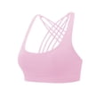 thumbnail image 2 of Qarigey Sujetadores deportivos Material premium Sujetador deportivo Ejercicio Deporte Prop Back Dulce regalo Diseño único para mujer Chica Pink Type2 NO2 Qarigey AP008686-04, 2 of 6
