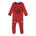 thumbnail image 2 of Disney Mickey Mouse Newborn Baby Boys 2 Pack Zip Up Sleep N' Plays Newborn to Infant, 2 of 5