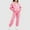 Pink, variant on fnnxnal Purple Girls Tracksuit Set, 100% Polyester Kids 2-Piece Outfit with Full Zip Hoodie & Pockets, Casual Sporty Loose Fit Playwear for 6-12 Years Old,Size 9-10T