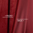 thumbnail image 4 of Cortinas Benedeco de terciopelo rojo burdeos de 132 x 213 cm de ancho, 2 paneles, 4 of 7
