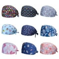 thumbnail image 4 of Casquette Bouffante Réglable en Coton à Fleurs Ours Unisexe, 4 of 10