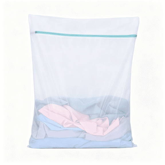 MISSMILE Mesh Laundry Bag for Delicates,24X32" Large Mesh Delicates Bag for Washing Machine,Zippered Net Laundry Bag for Sweater Bed Sheet Blanket Toy College Dorm Don'T Drying