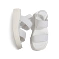 thumbnail image 6 of Pennysue Women's Platform Wedges Sandals White Elastic Ankle Strap Sandals 11M, 6 of 7