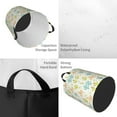 thumbnail image 2 of Fuzoiu Snake And Cactus Print Circular Hamper,Laundry Basket with Handle,Collapsible Laundry,Dirty Clothes Storage Basket,for Bedroom Bathroom Dorm Living Room-Medium, 2 of 6