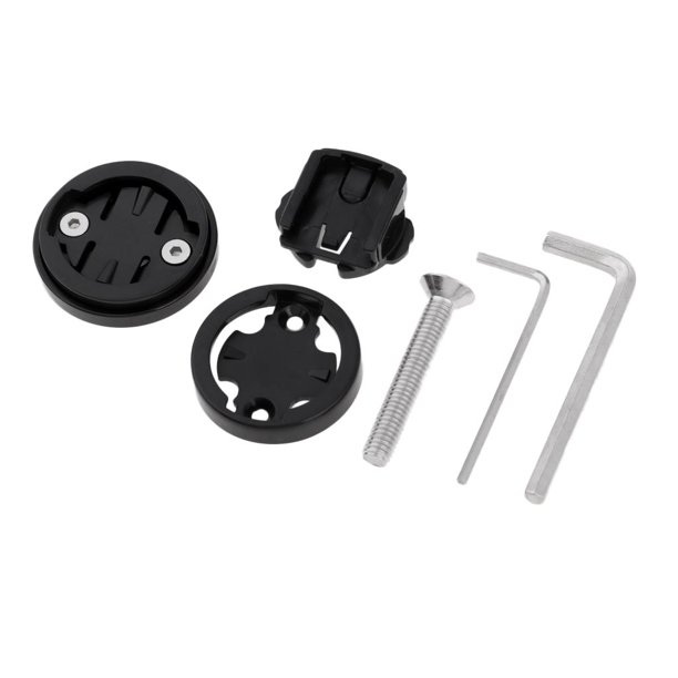 Bicicleta GPS Cronómetro Conjunto De Soporte De Soporte Para Montaje En Computadora Ciclo MTB Tapa Del Vástago Negro Soledad Tapa superior del vástago de bicicleta