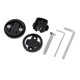 thumbnail image 1 of Bicicleta GPS Cronómetro Conjunto De Soporte De Soporte Para Montaje En Computadora Ciclo MTB Tapa Del Vástago Negro Soledad Tapa superior del vástago de bicicleta, 1 of 9