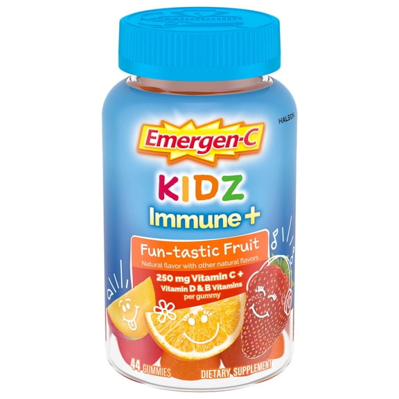Emergen-C Kidz Immune  Vitamin C Gummies for Immune Support, Fruit, 44 Ct