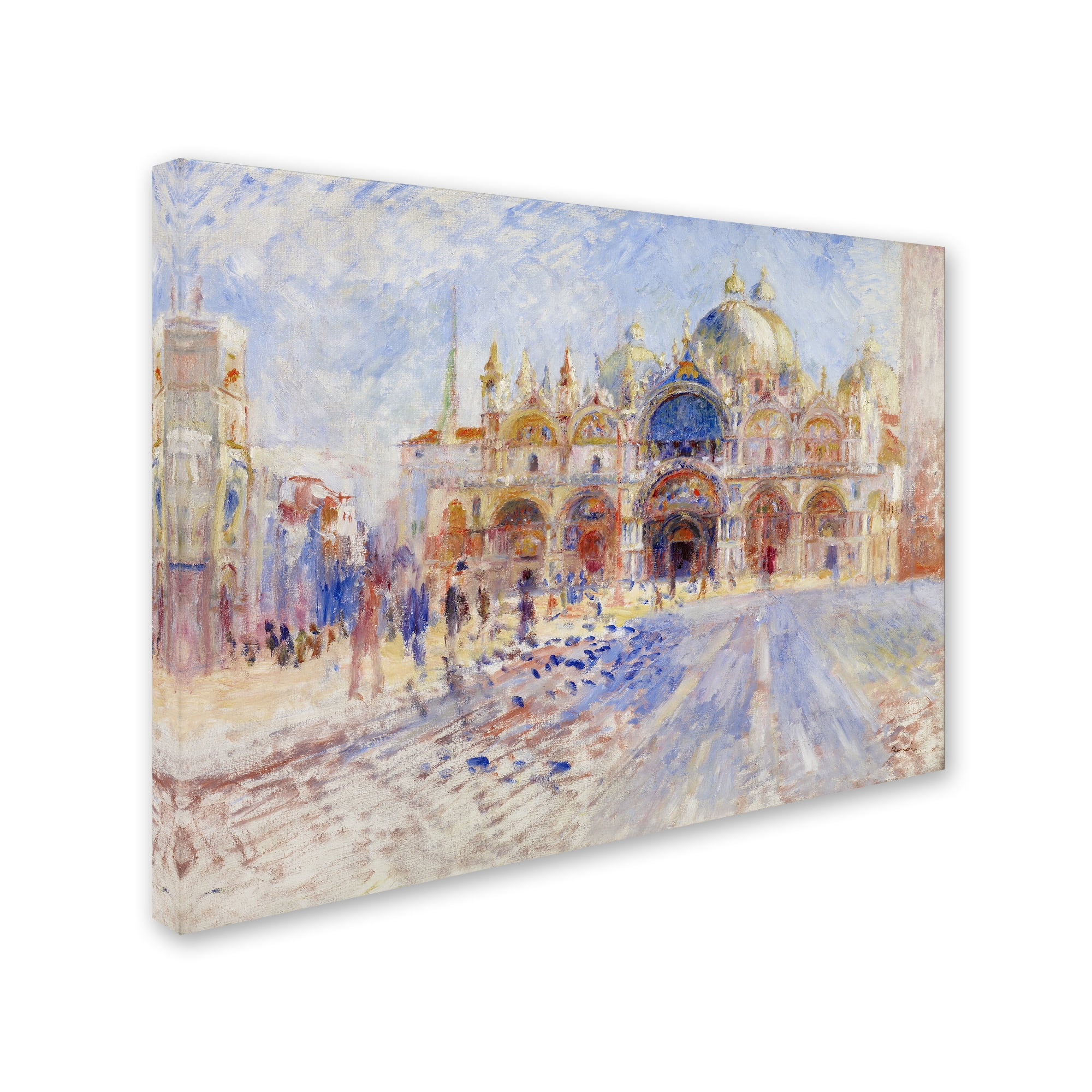 Trademark Fine Art 'The Piazza San Marco Venice' Canvas Art by Renoir