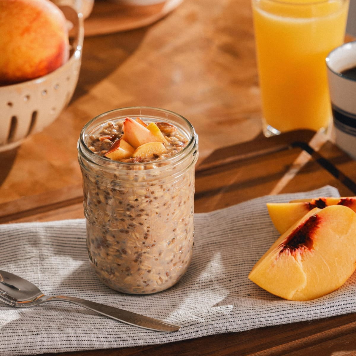 (3 pack) Kodiak Protein-Packed Peach Overnight Oats, 2.47 oz