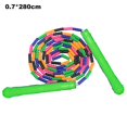 thumbnail image 2 of Long Jump Rope(2 Pack), Soft Beaded Skipping Rope For Kids Adults, Plastic Segmented Jump Rope, 2 of 5