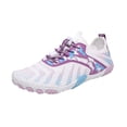 thumbnail image 3 of lnmuld Men Women Barefoot Shoes, Breathable Mesh Shoes for Water Yoga Fitness Hiking Color:Purple,Size:7, 3 of 7