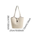 thumbnail image 3 of Bolso Mano para Mujer Hombro Casual Retro Cuero PU El (Beige), 3 of 3