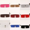 thumbnail image 6 of Women's Fashion Elastic Cinch Belt 3 Wide Stretch Waist Band Clasp Buckle, 6 of 6