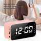 thumbnail image 4 of Altavoz Bluetooth, reloj digital con audio Bluetooth y despertador con alarmas, pantalla LED de espejo, Bluetooth V5.0, tarjeta TF y cable auxiliar., 4 of 6