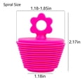 thumbnail image 3 of Xihbxyly Tapón de Bañera, Tapón de Drenaje Universal de Goma Blanda, Tamaño Ajustable, Diseño Duradero y Seguro, Sellador de Desagües para Lavabos y Bañeras, Material Ecológico, Tamaño 5,5 X 4,7 X 3, 3 of 7