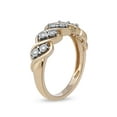 thumbnail image 2 of Imperial 10K Yellow Gold 1/10Ct TDW Diamond S -Link Women's Wedding Anniversary Band, 2 of 5