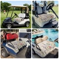 thumbnail image 6 of Golf Cart Seat Covers for 2 Seater,Watercolor Wildflowers Microfiber Cart Seat Towel Blanket,Farmhouse Botanical Flowers Herbs Absorbent NonSlip Bench Seats Protector for Golf Course 51"x31", 6 of 9