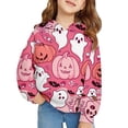 thumbnail image 5 of XQYLOS Girls Halloween Hooded Sweatshirt Ghos𝗍 Cat Pumpkin Long Sleeve Pocket Hoodie Kids Boys Oversized Pullover Trendy Fall Sweater, 5 of 9
