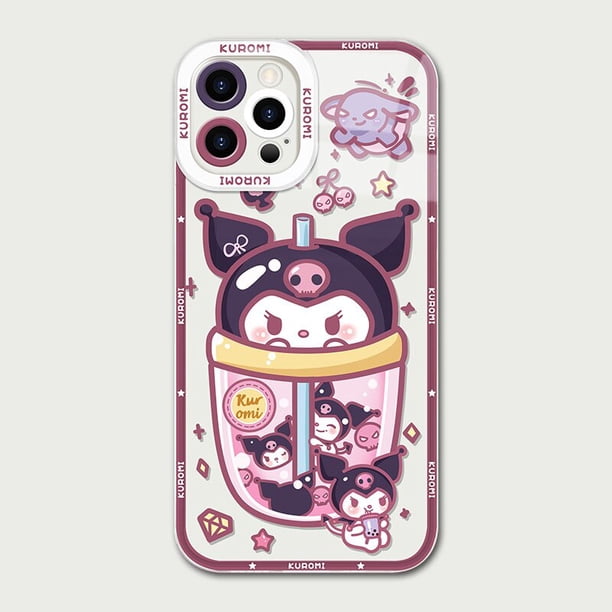 Cinnamoroll Kuromi-funda de silicona suave para iPhone, carcasa trasera transparente para iPhone 14 Pro Max 13 12 11 Pro Max Mini XR XS X 8 7 6 6S Plus SE 2020 Fivean unisex