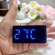 thumbnail image 4 of Reloj despertador Digital de 7x4cm, dispositivo con 3 alarmas de temperatura y fecha, memoria de apagado, reloj de mesa alimentado por USB, modo nocturno, LED, 12/24H, 4 of 5