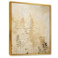 thumbnail image 2 of Designart "Symphony Of Golden Fronds V" Ferns Floater Framed Wall Decor, 2 of 5