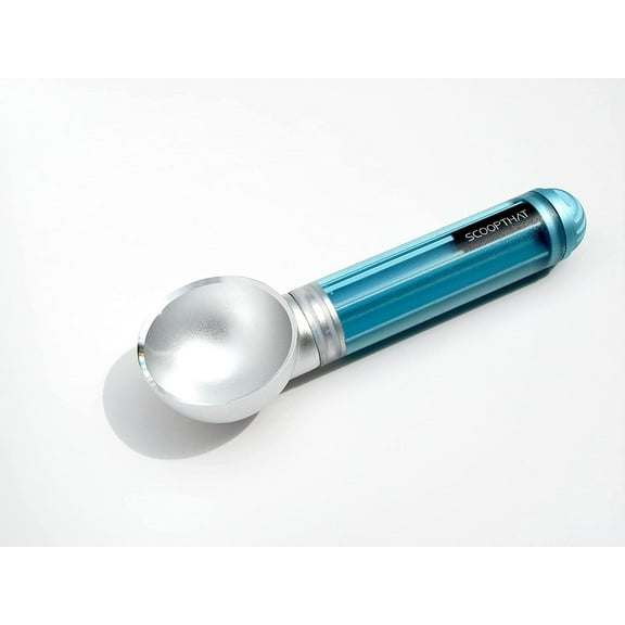 THAT Inventions ScoopTHAT Radii advanced thermal ring ice cream scooper - silver/blue