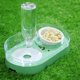 thumbnail image 3 of 2 in 1 Pet Tableware Dog Water Food Bowl No-Spill Ceramic Water Dispenser Combo Set for Cat Elevated Bowl, 3 of 5
