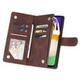 thumbnail image 2 of Dteck for Samsung Galaxy A13 5G Case Wallet with Zipper Pocket, Galaxy A13 5G Leather Case, PU Leather Card Holder Folio Flip Cover with Wrist Strap for Samsung Galaxy A13 5G,Coffee, 2 of 4