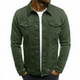 thumbnail image 1 of Mens Denim Jeans Jacket Short Slim Fit_Gift Of G, 1 of 1