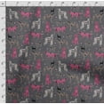 thumbnail image 4 of Soimoi Dog Printed,Cuddle Minky Fabric, Sewing Fabric by The Yard 56 Inch Wide,Decorative Plush Soft Fabric, Baby Garments, Toys and Blankets, Dark Gray, 4 of 5