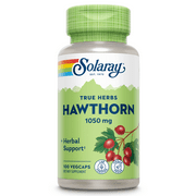 Solaray Hawthorn Berry 1050mg | Healthy Cardiovascular Function & Normal, Healthy Circulation | Whole Berry | Non-GMO & Vegan | 100 VegCaps